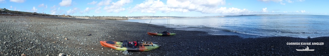 Kayak Fishing at Newlyn  - Sandy Cove Beach & South Pier