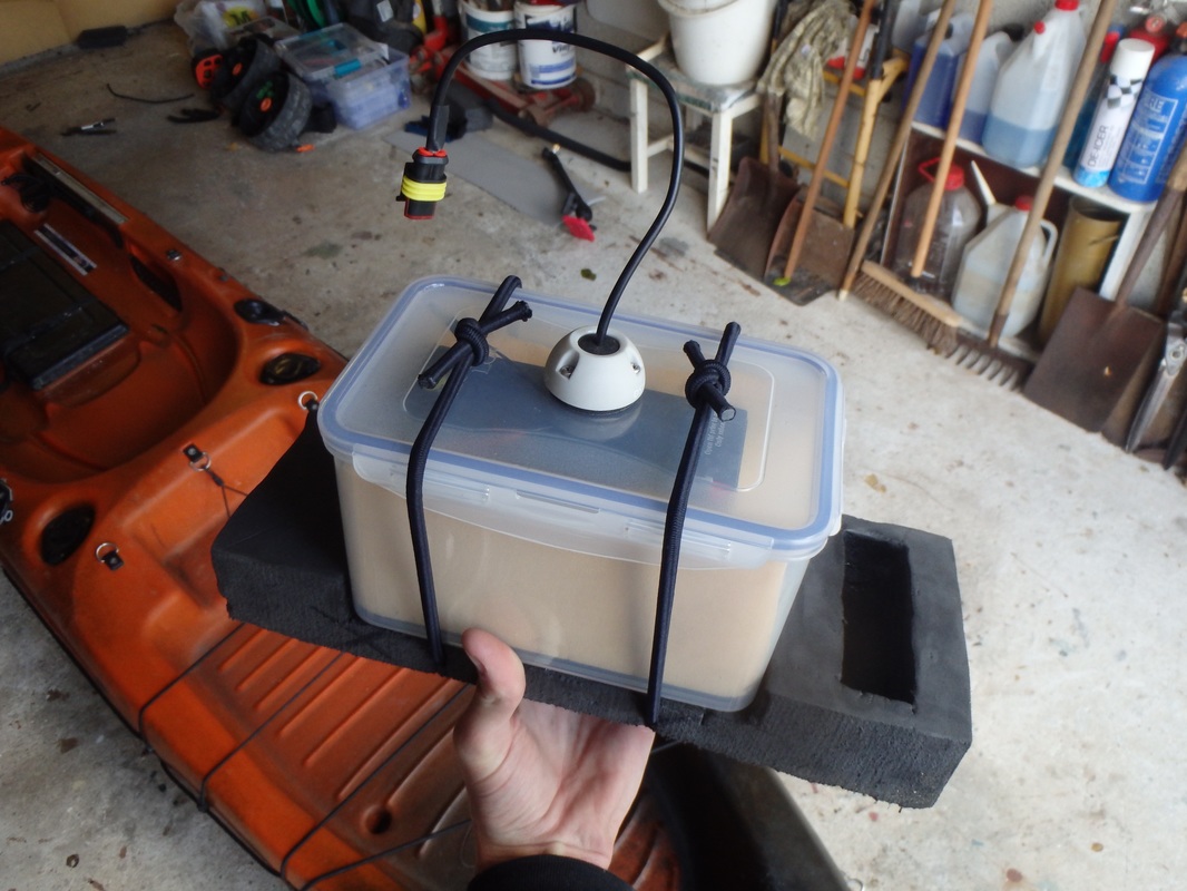Battery Box Holder for Kayak Fishfinder Battery