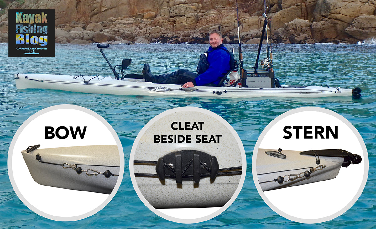 Canoe Kayak Cleat Mount RIB Boat Sea Fishing Holder Base Rod Accessory UK 