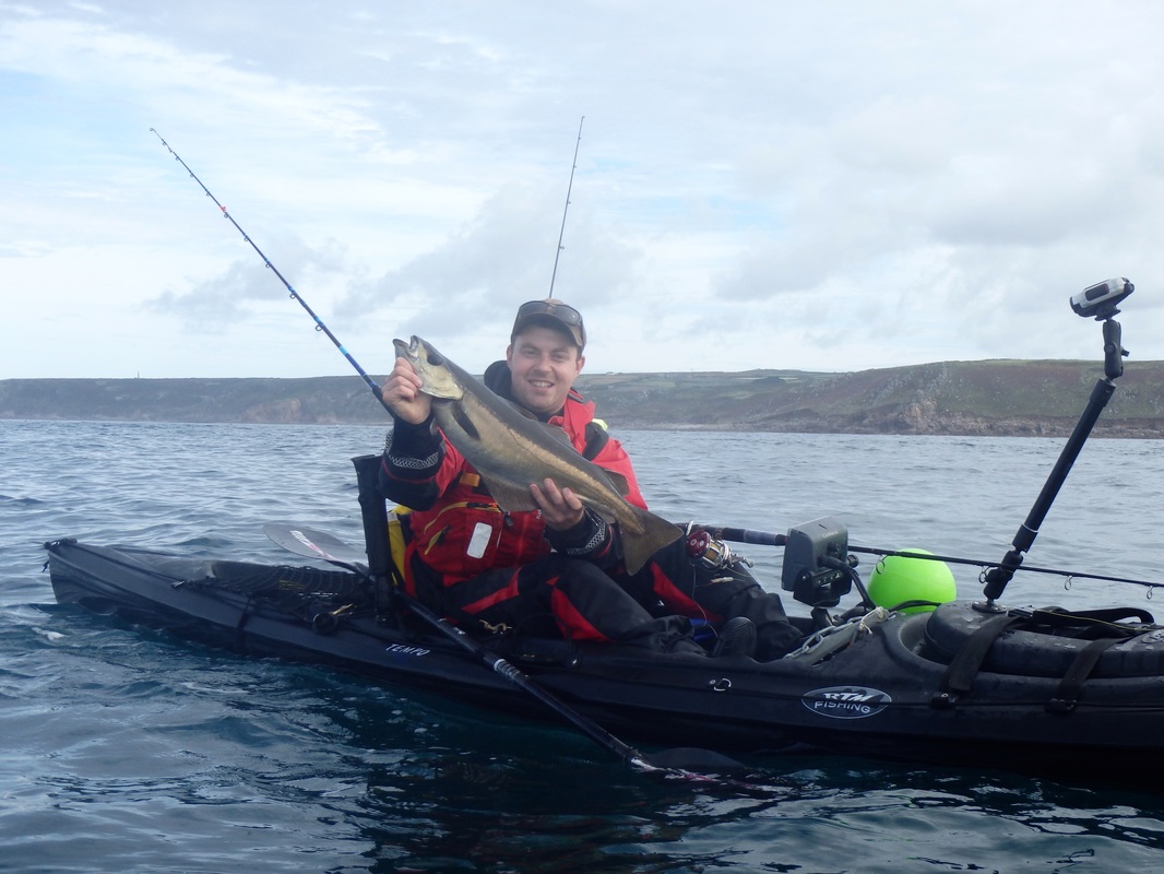 Ben with a Penzance Kayak Fishing Meet 2015