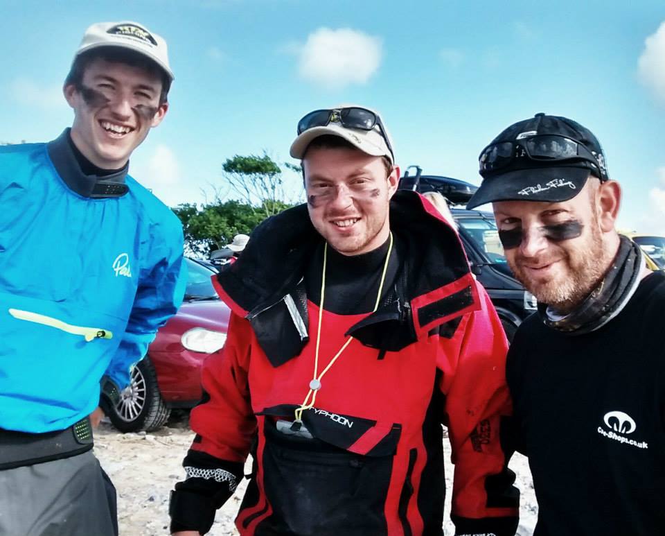 Team Black Tempo at Oxwich Bay Kayak Fishing Competition