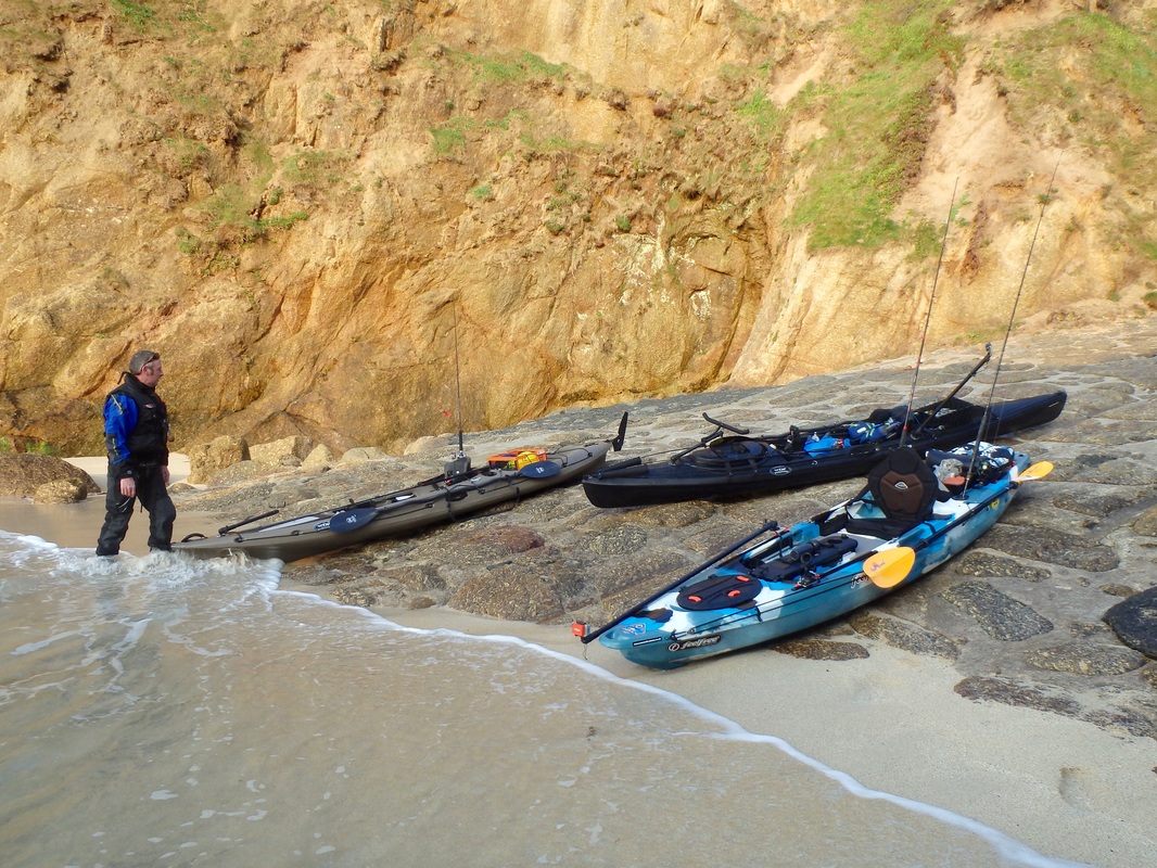 Kayak Fishing at Porthgwarra