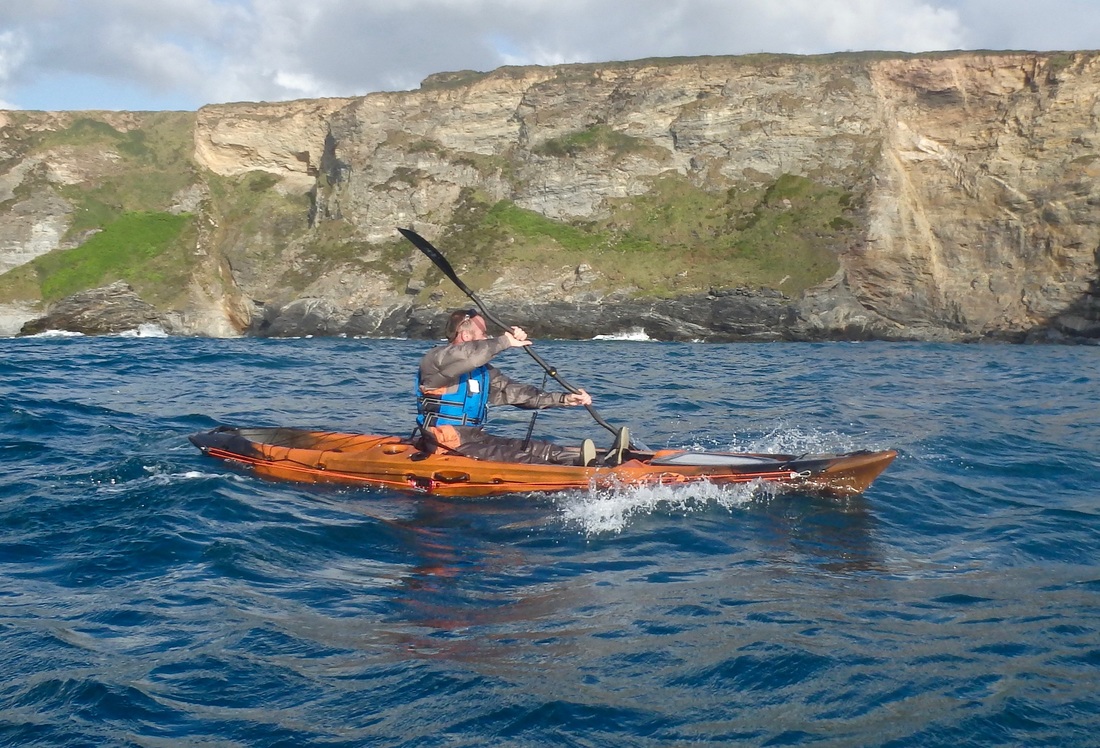 Paddling the RTM Abaco 4.20 in choppy conditions