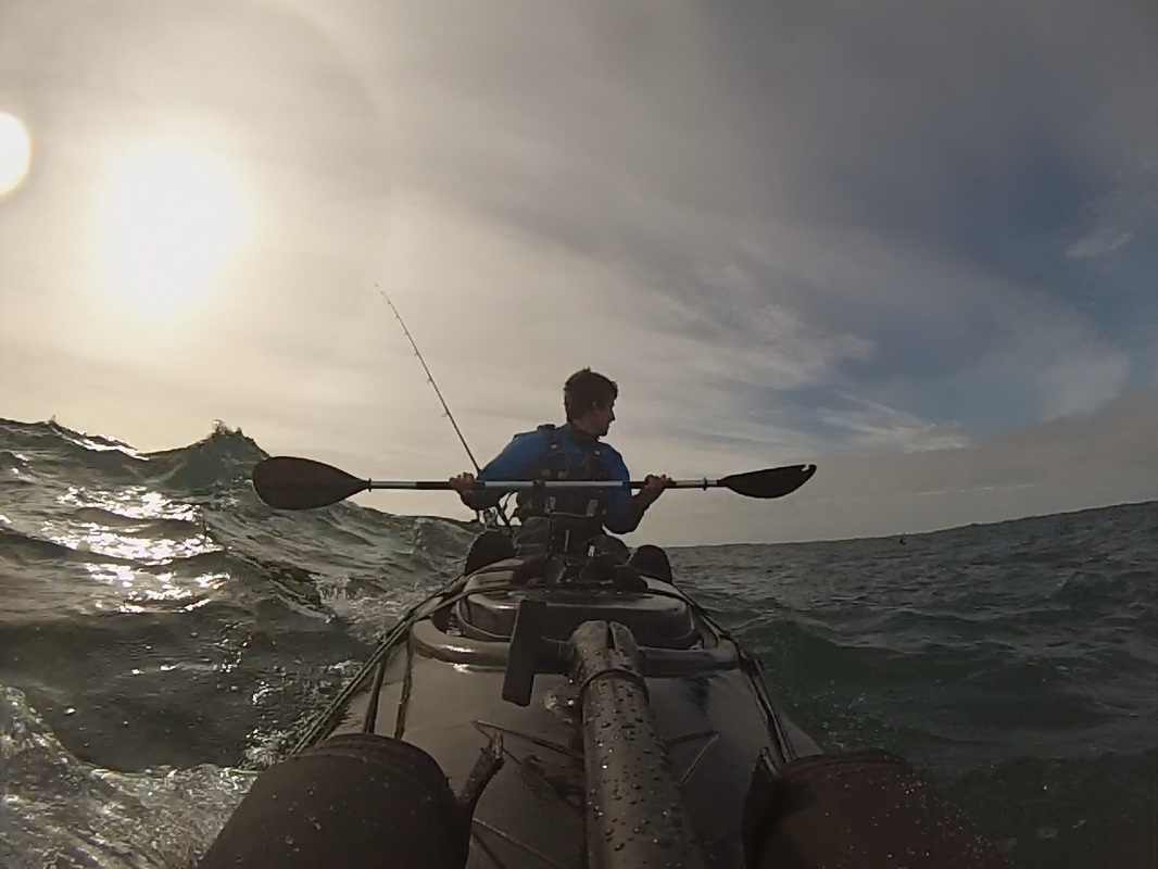 Paddling the RTM Tempo in rough water