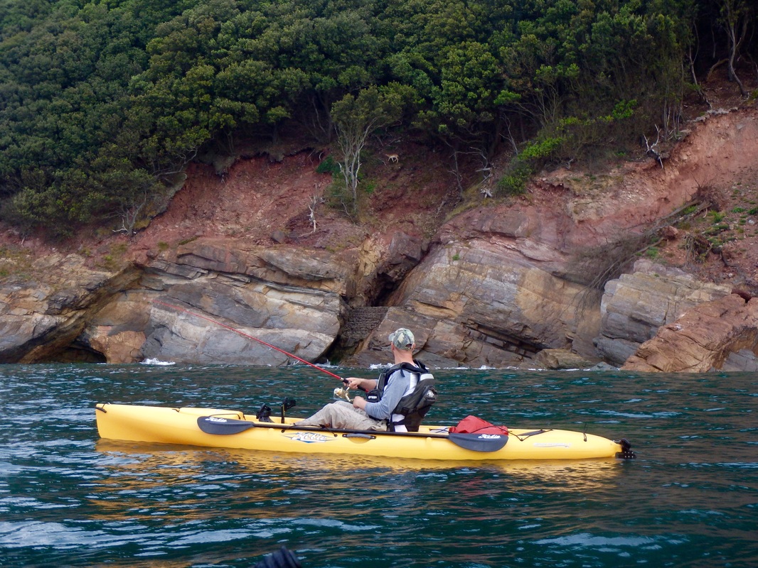 Kayak Fishing in Plymouth Sound