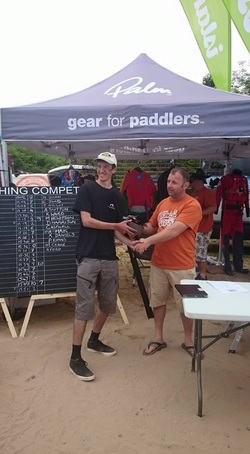 Cornish Kayak Angler 5th Place at the Oxwich Bay Kayak Fishing Competition 2015