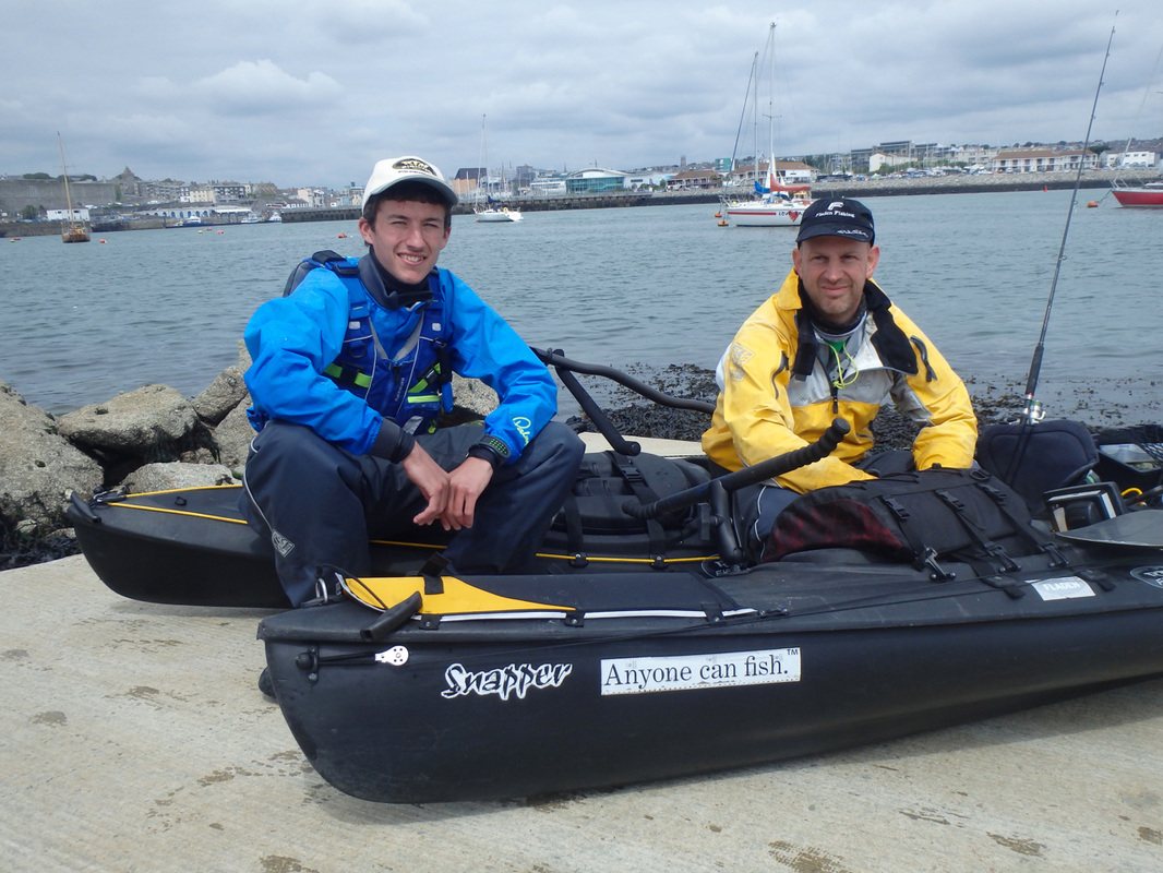 Team RTM UK member Liam and Mark at the Ocean Kayak Classic 2015