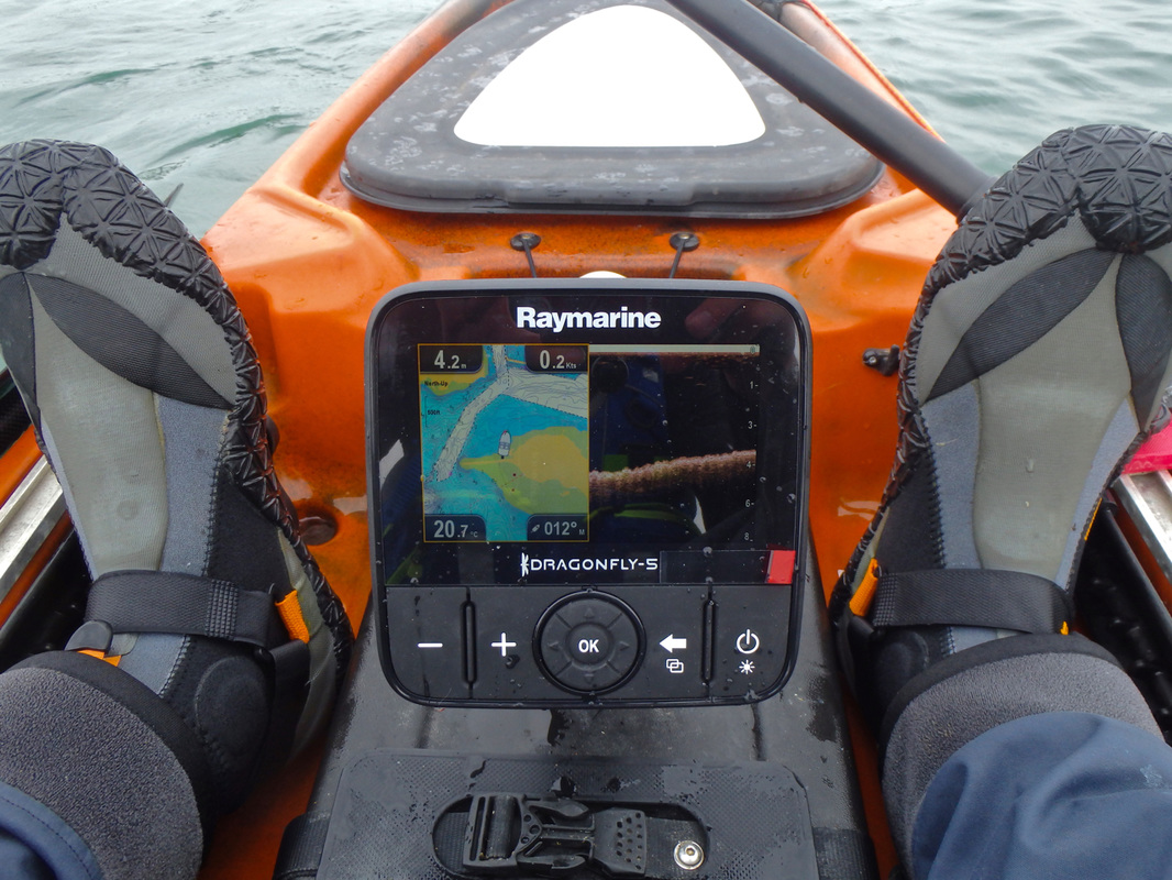Installing a Raymarine Dragonfly 5-Pro on a kayak