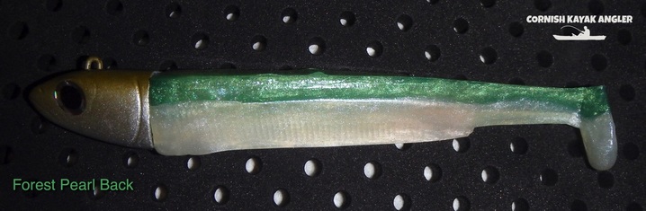 Forest Pearl Back Homemade Split Belly Shad Lure