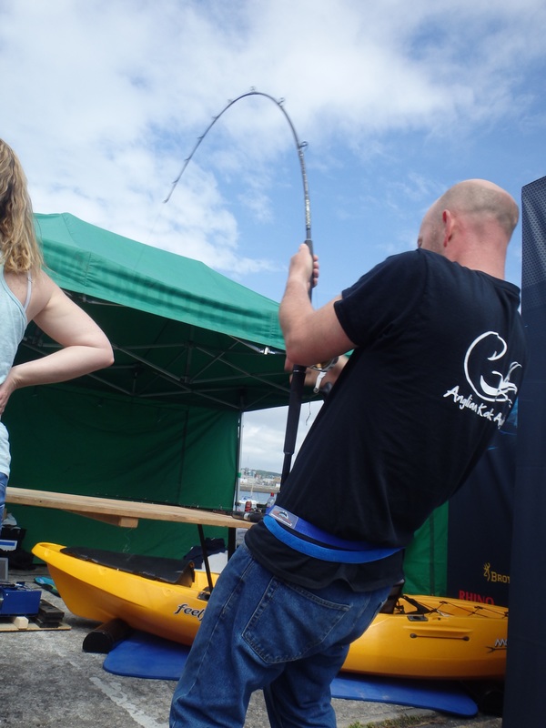 Seaview Angling Fishing Simulator at the Ocean Kayak Classic 2016