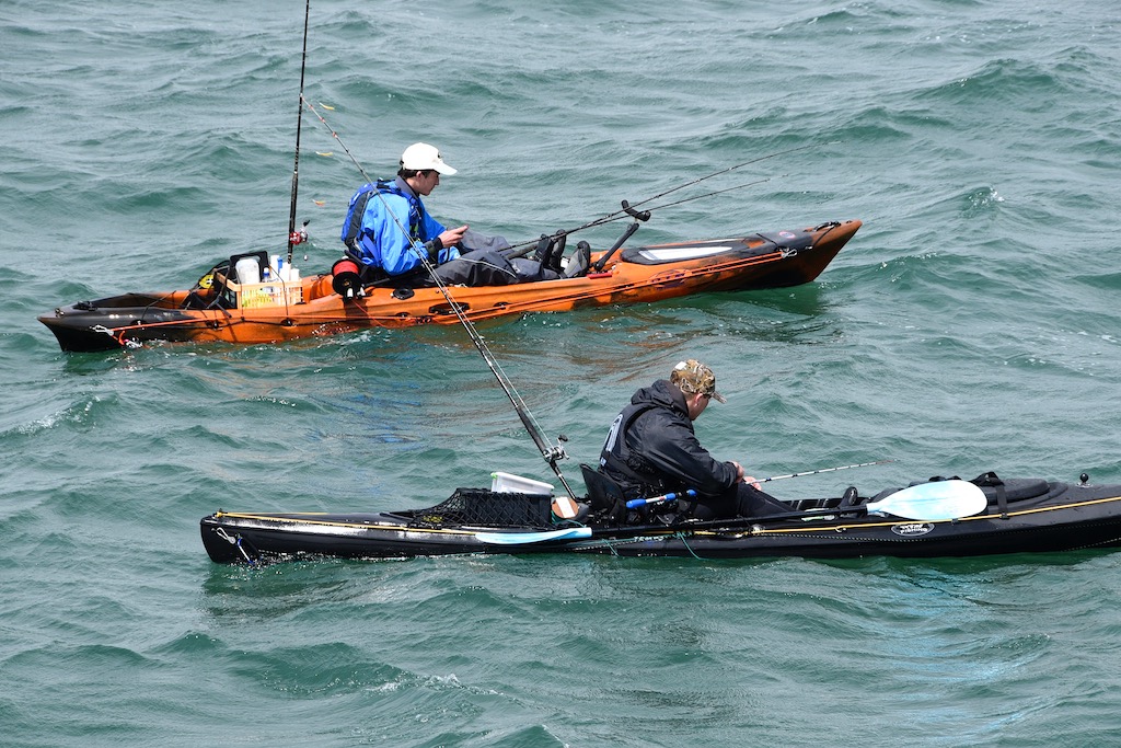 Rod Rest for Kayak Fishing on Slide Track