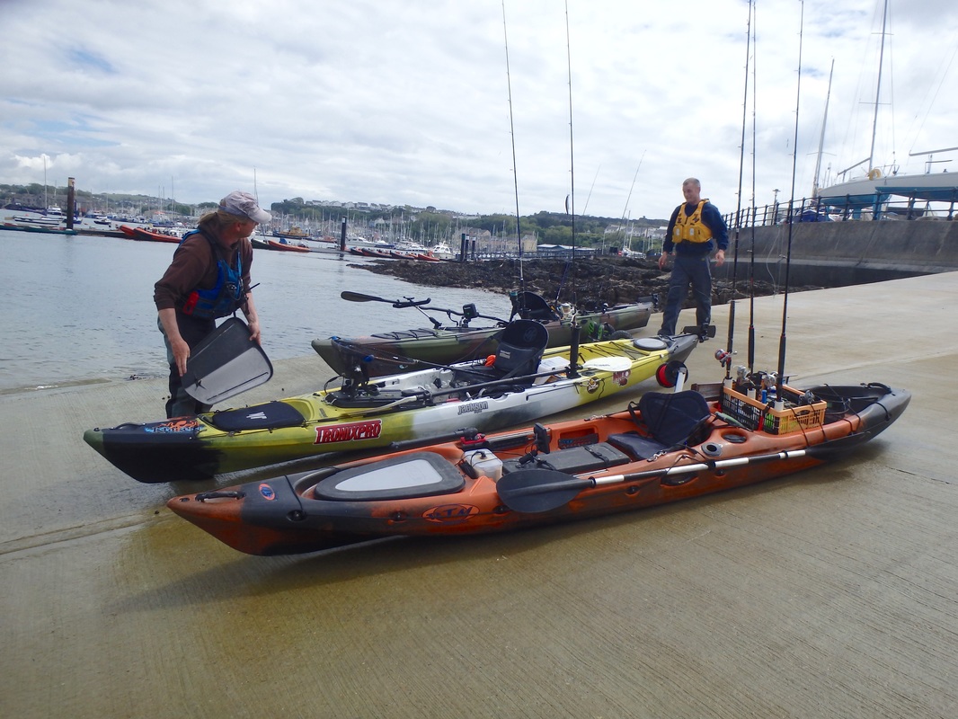Kayak Fishing at Plymouth - Launching at Mount Batten