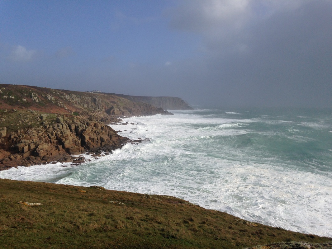 Swell from Storm Imogen at Porthgwarra