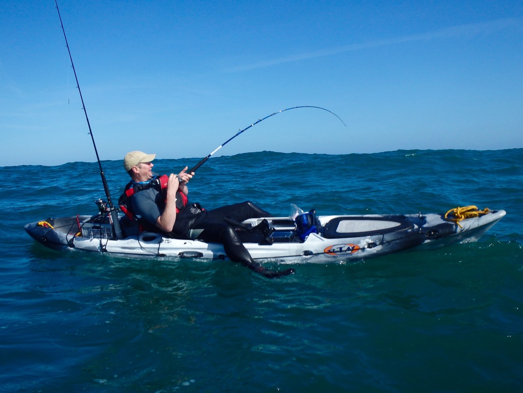 Kayak Fishing for Tope in Cornwall - RTM Abaco