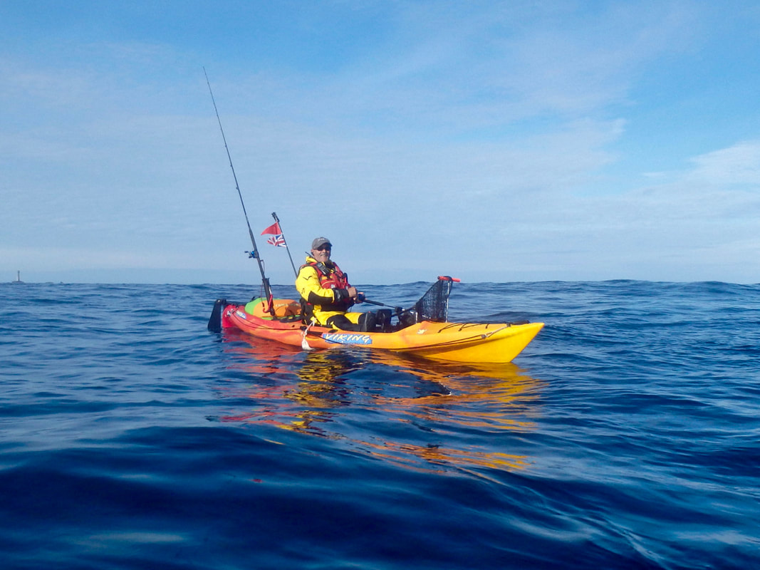 Barry Kayak Fishing on his Viking Profish Reload