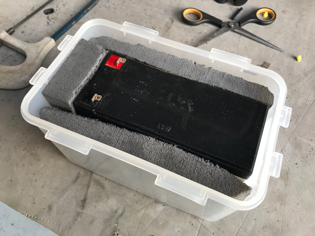 Assembling a Waterproof Battery Box