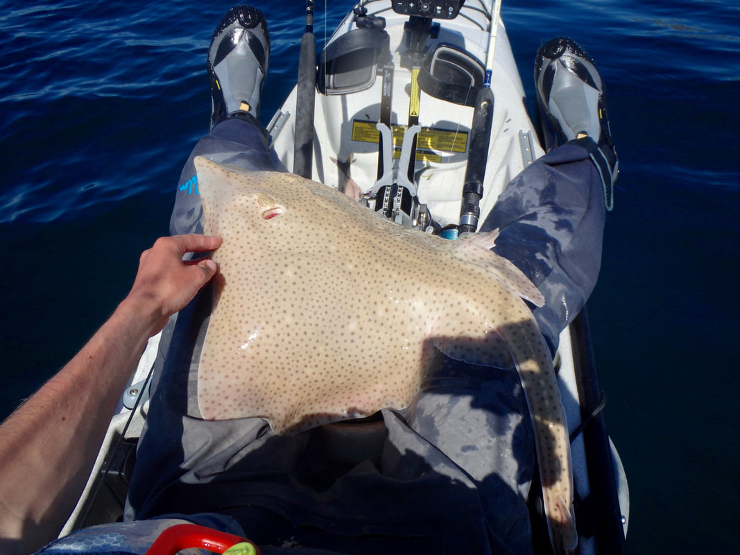Blonde Ray on the Kayak