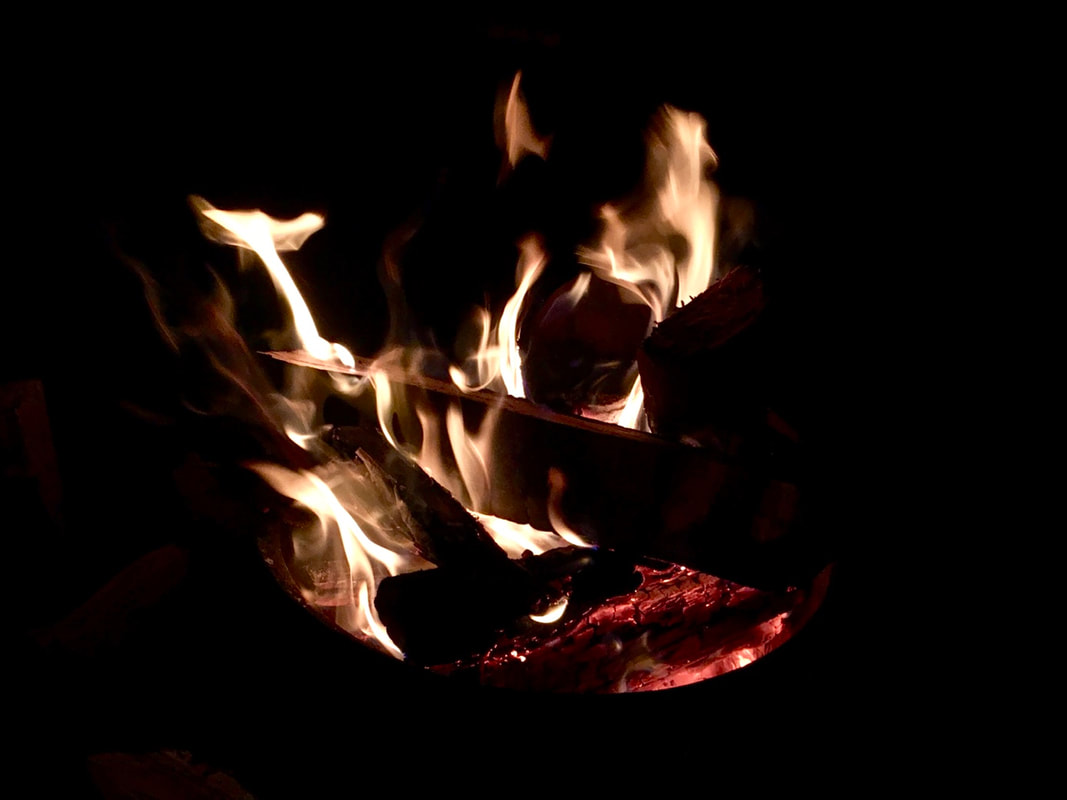 Evening Campfire at the Penzance Kayak Fishing Meet