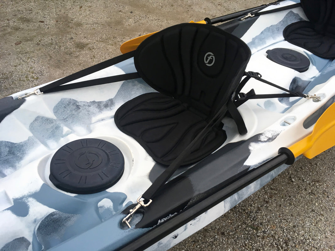 Feelfree Deluxe Seat in a Gemini Sport Kayak