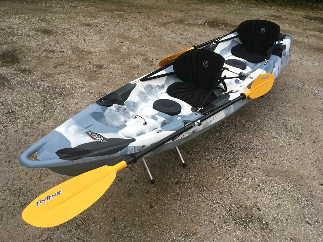 Feelfree Gemini Sport Tandem Kayak with a Deluxe Package