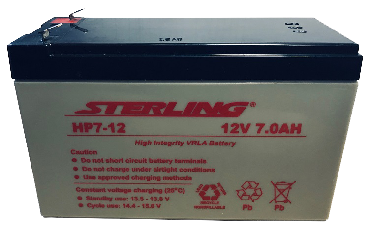 12v 7aH Fish Finder Battery