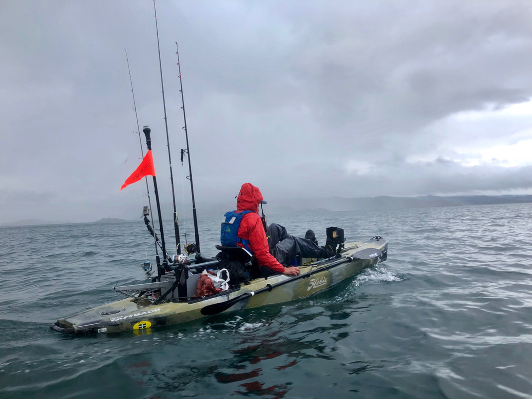Kayak fishing on the Hobie Outback in Scotland