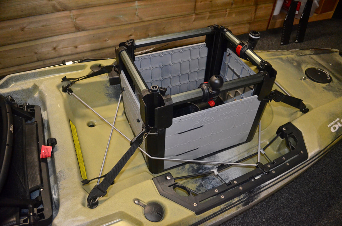 Hobie H-Crate fitted in the Outback Cargo Area