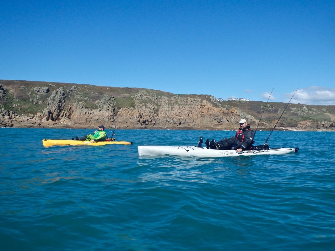 Hobie Kayaks exploring the Cornwall coastline