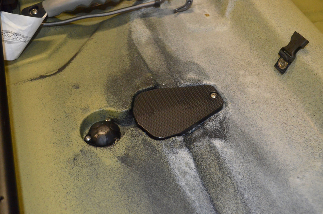Hobie Guardian Pulley Cover Plate on the 2019 Outback