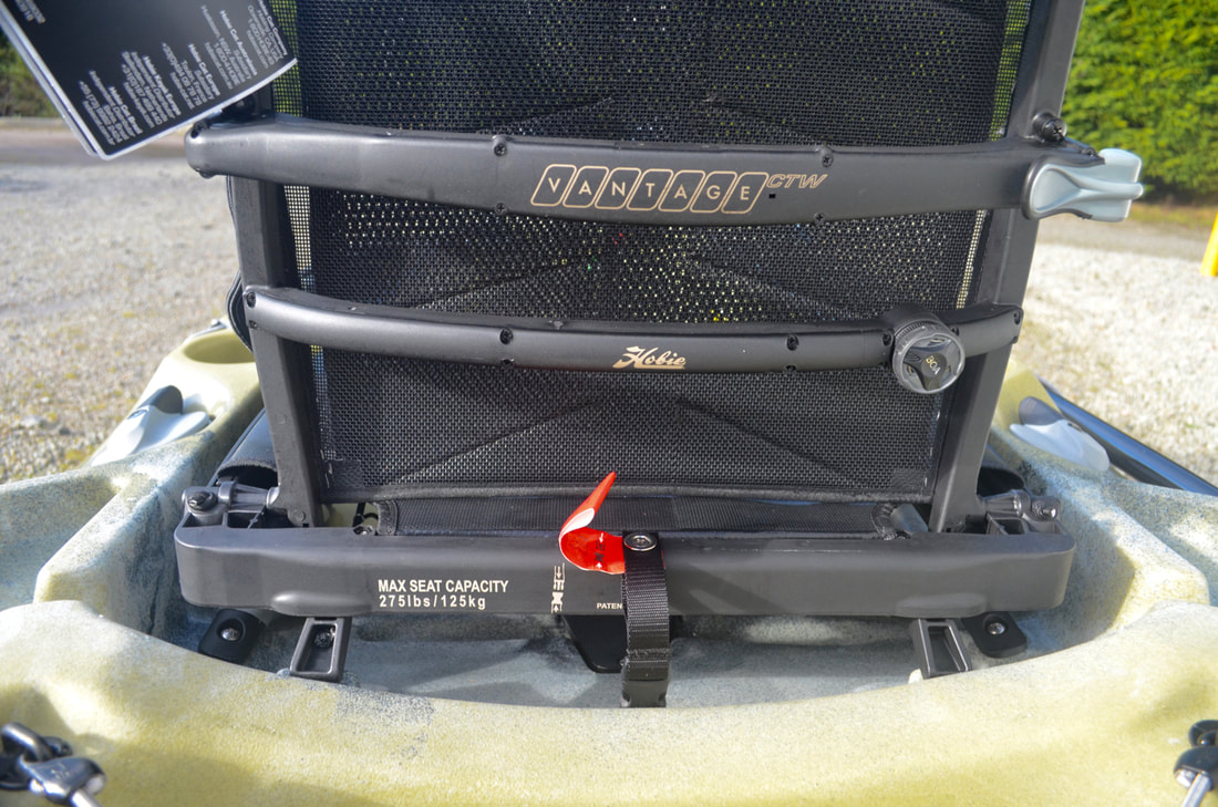 Hobie Outback 2019 Vantage CTW Seat Kickstand Deployed