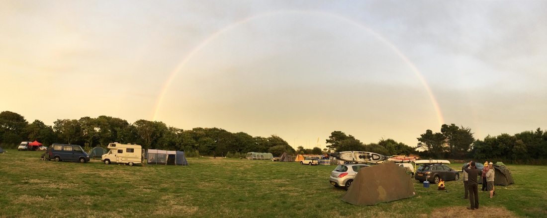 Ponsandane Campsite Rainbow