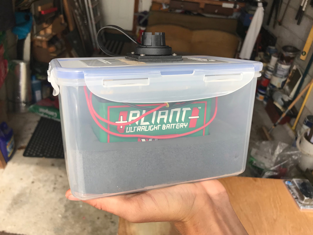 Waterproof Lithium Battery Box for powering a fish finder