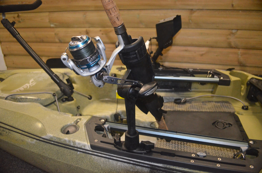Ram-Rod HD rod holder with fishing rod