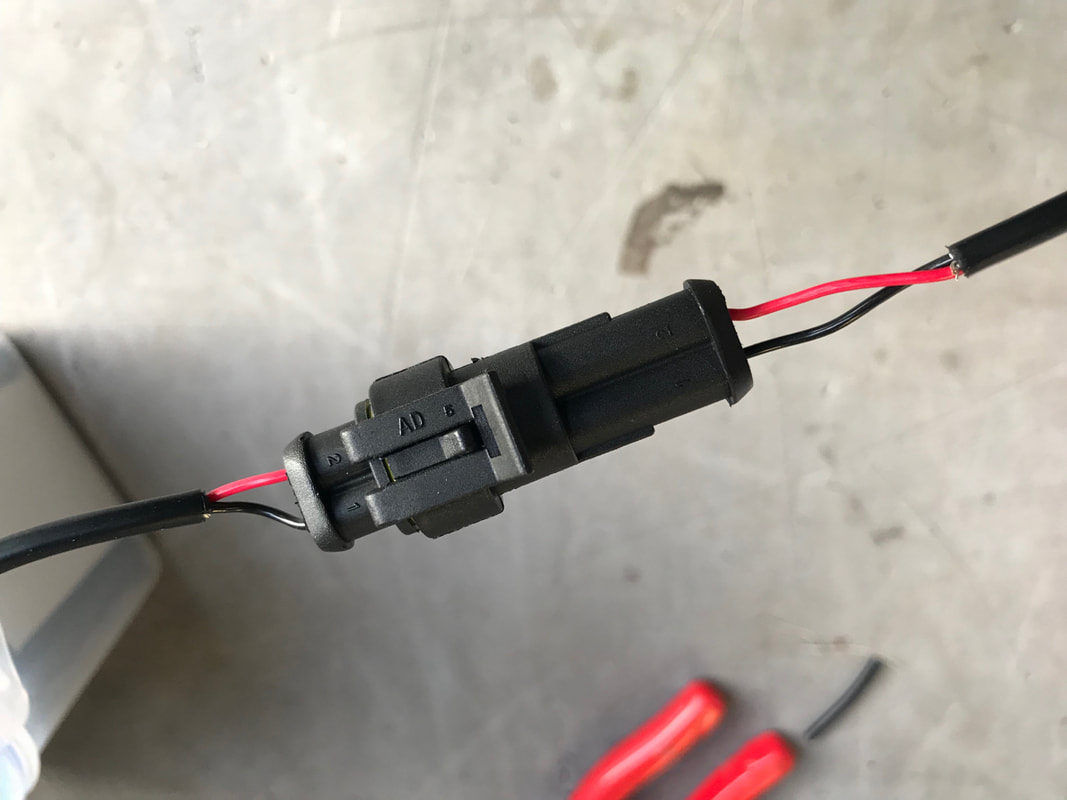 Superseal Connector for fish finder power cable 