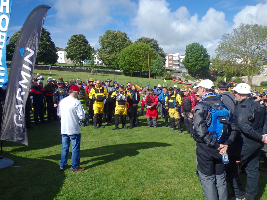 Safety Briefing at the Swanage Classic 2017