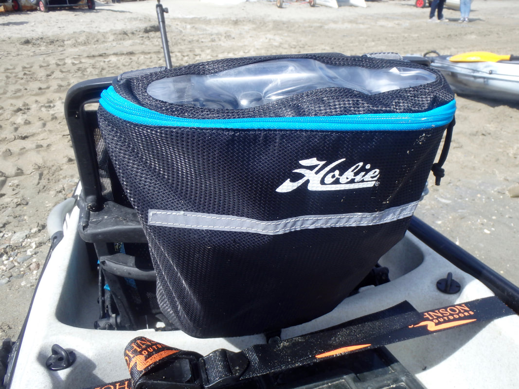 Hobie Vantage Seat Accessory Bag on a kayak