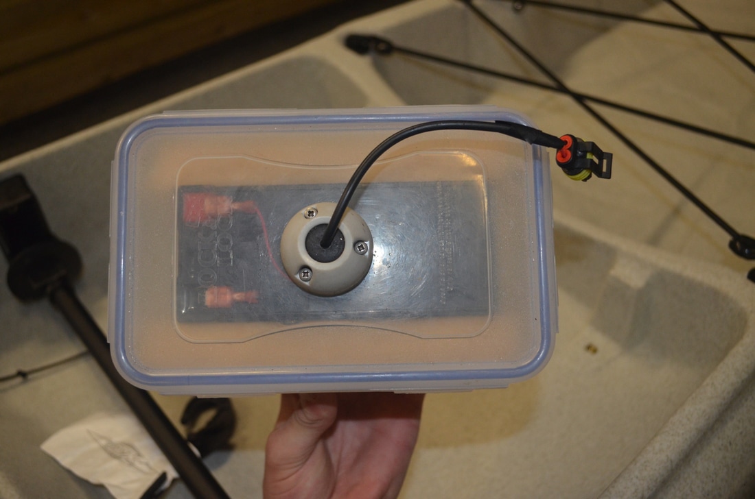 Waterproof Battery Box for Fish Finder