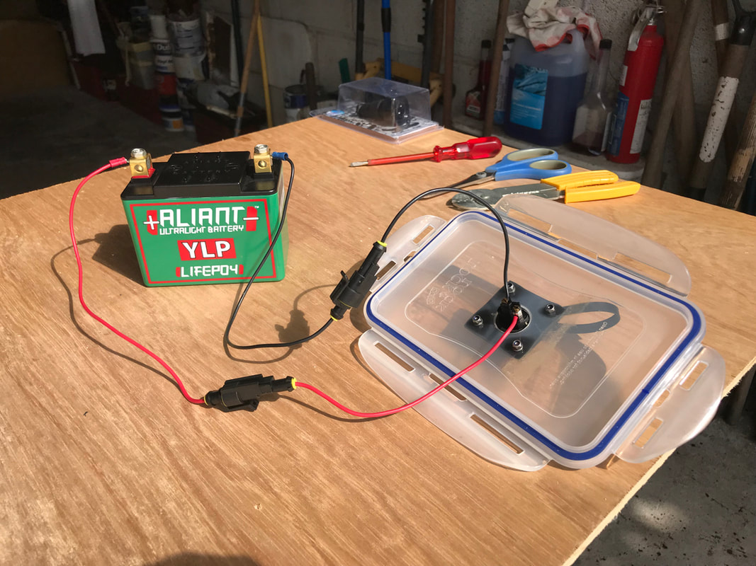 Wiring assembly for the waterproof lithium battery box
